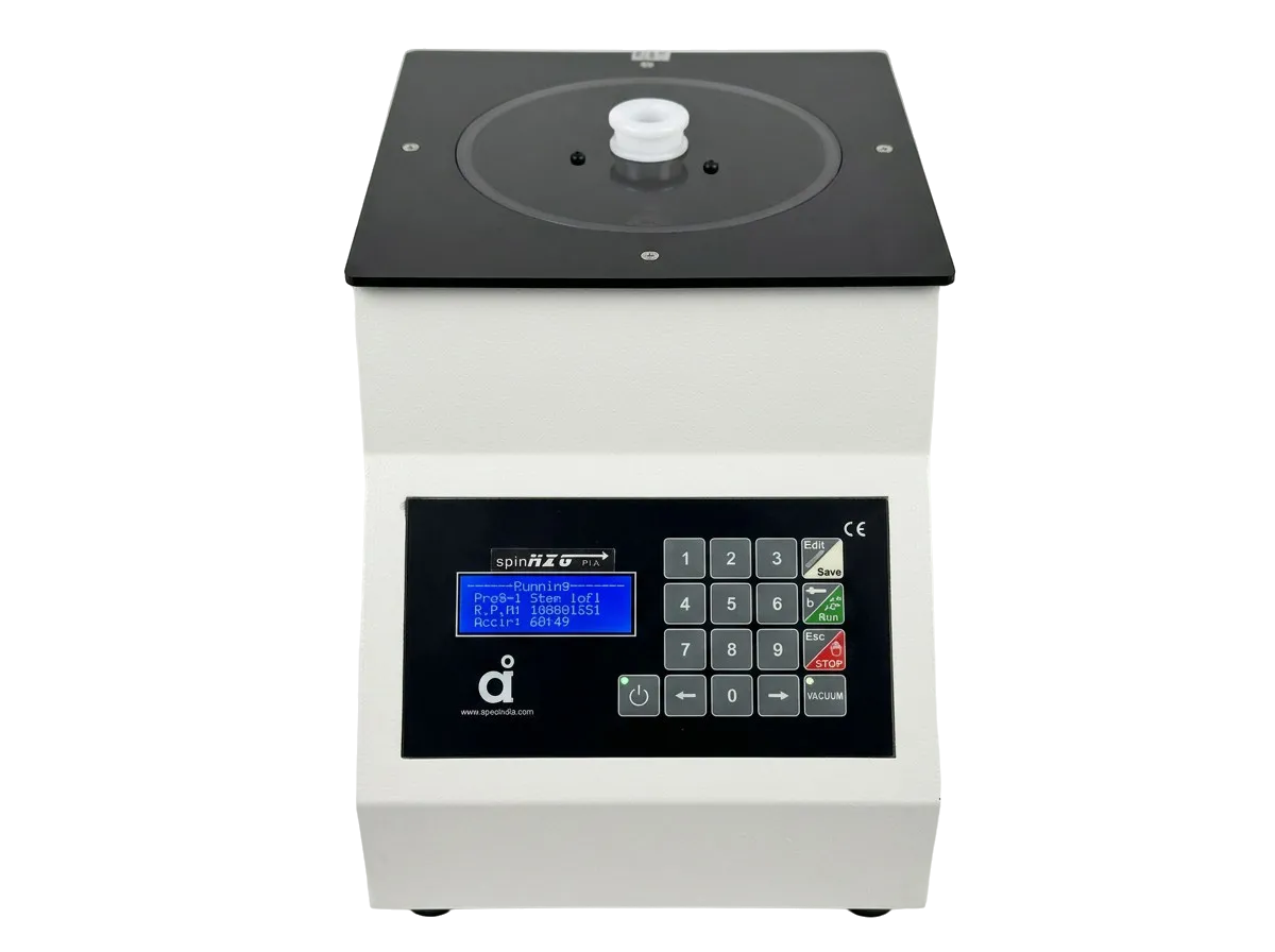 Центрифуга spinNXG-P1A — фронтальный вид с панелью управления